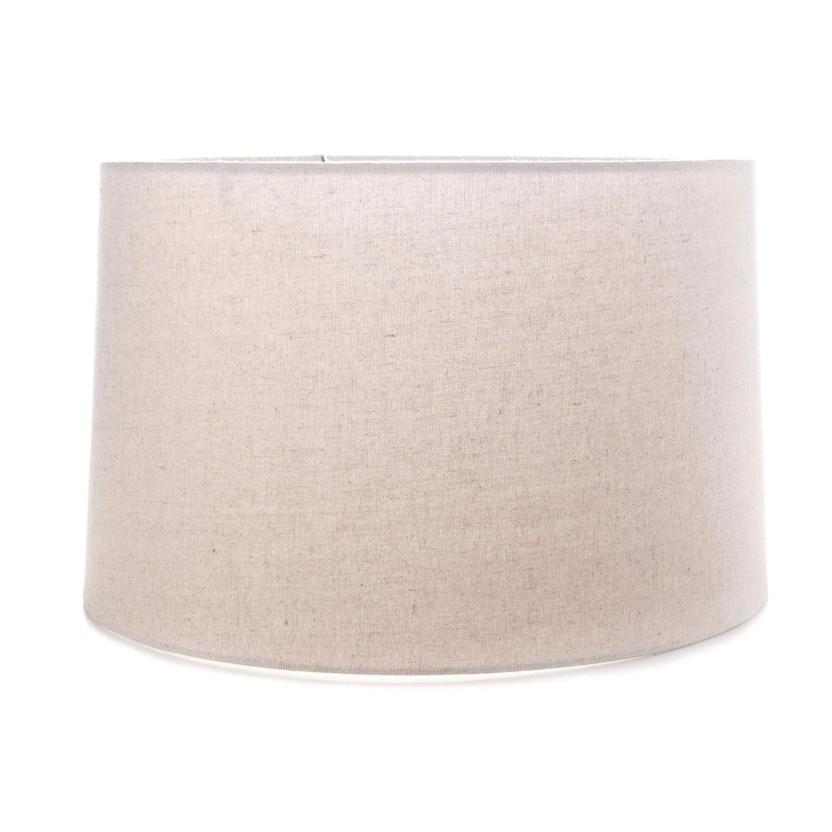 Linen Barrel Shade — Natural
