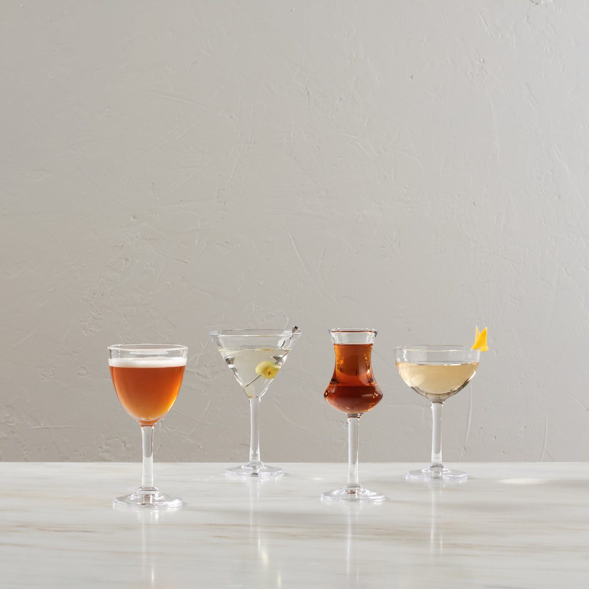 Dorset Bar Glass Suite in Gift Box - Set of 4