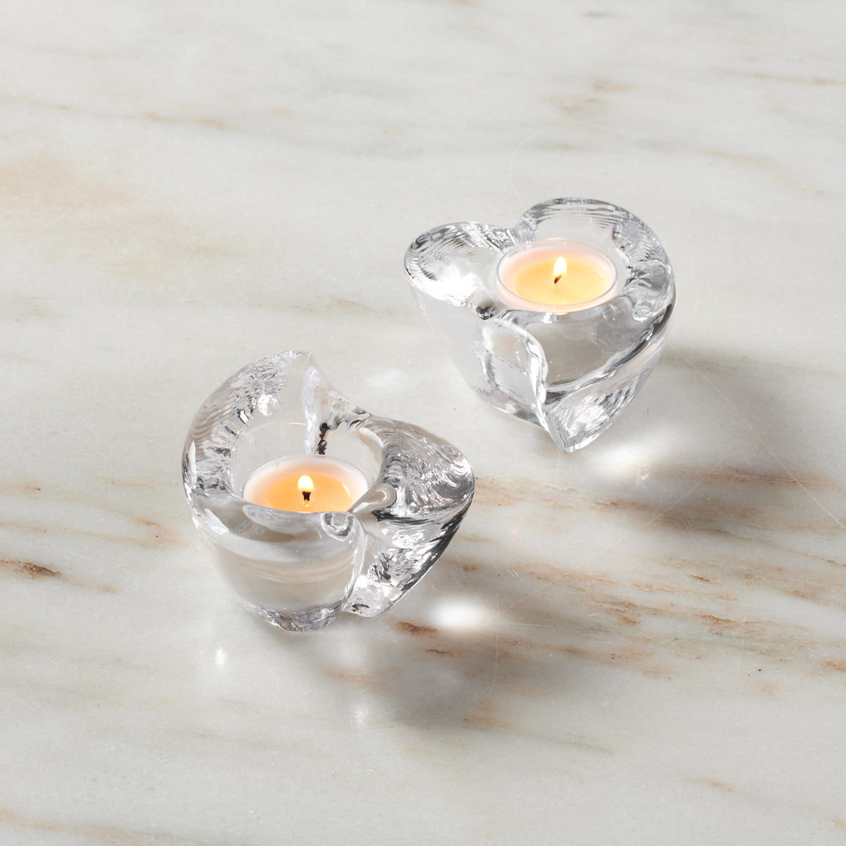 Twist Heart Tealight in Gift Box - Set of 2