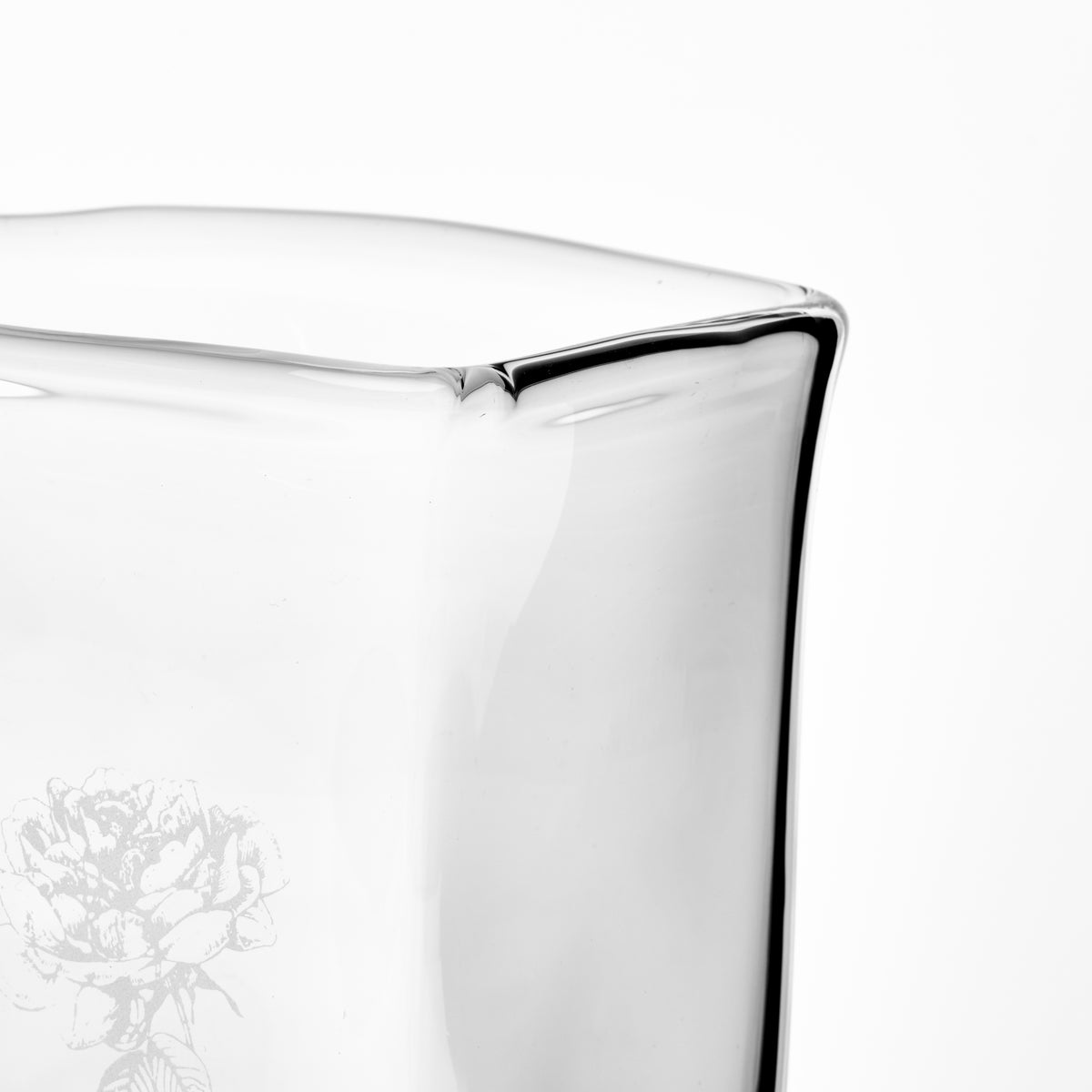 Engraved Weston Vase - L with Wedding Invitation