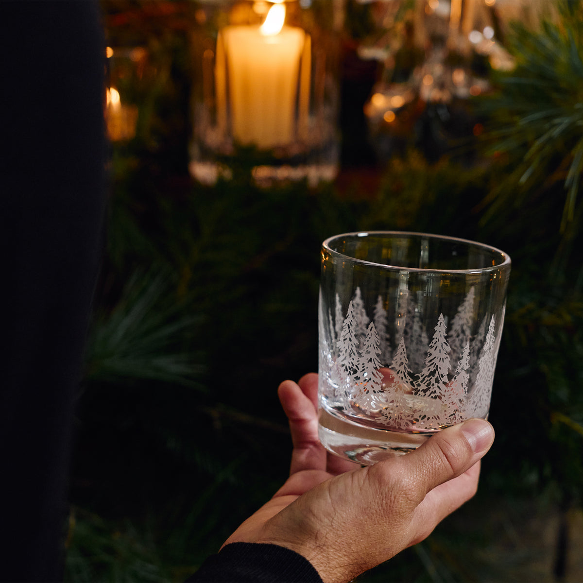 Engraved Forest Ascutney Double Old-Fashioned in Gift Box - Set of 2